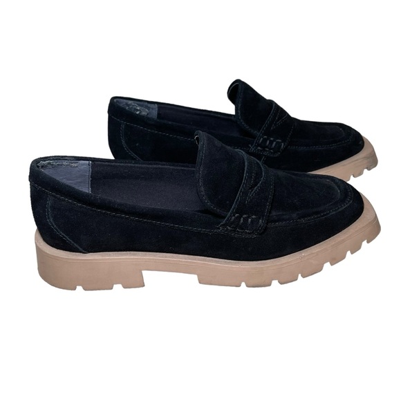 Dolce Vita Shoes - Dolce Vita Elias Black Suede Penny Loafers Women’s 8.5